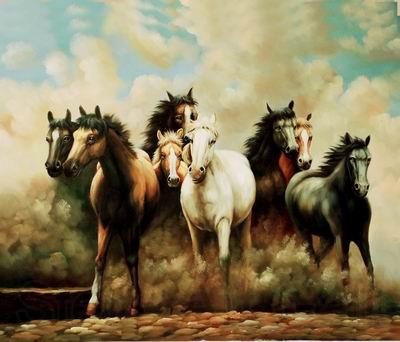 unknow artist Horses 046 Norge oil painting art